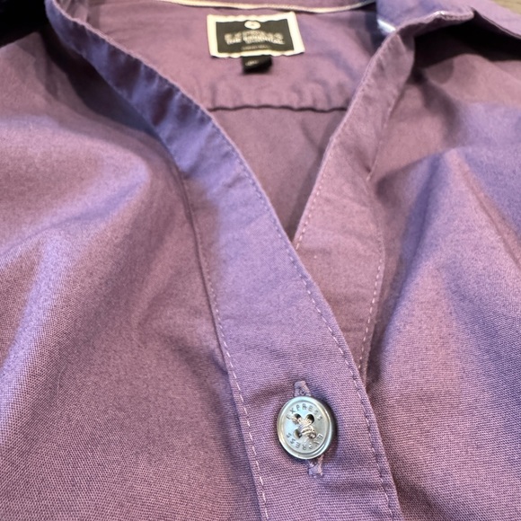 Express Purple Fitted Button-Down Shirt - Picture 5 of 15